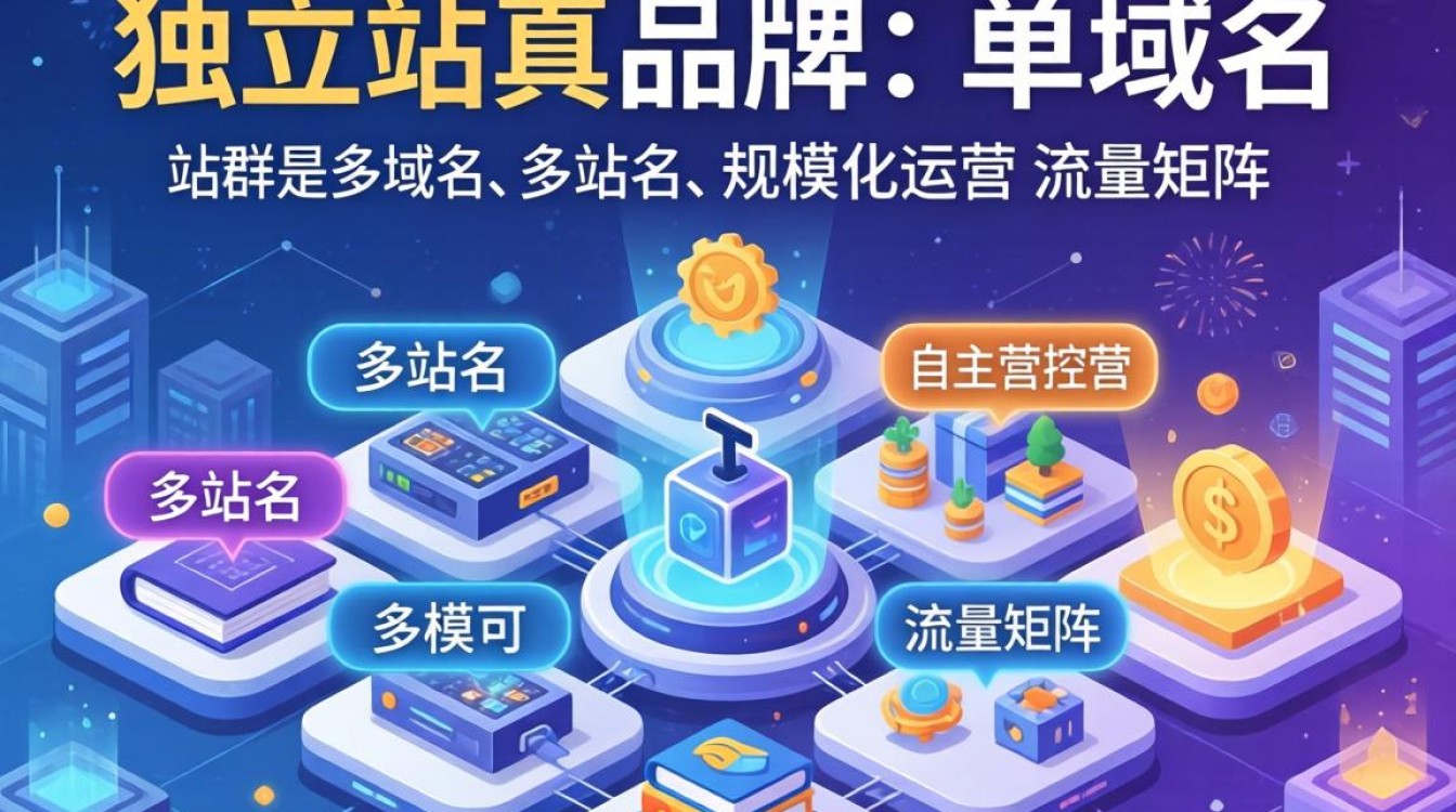 独立站和站群怎么区分?独立站与站群的区别及实战入门到精通教程 独立站与站群的区别及实战入门到精通教程