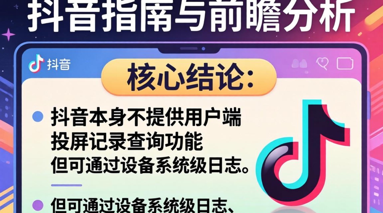 怎么在抖音查看投屏记录?抖音投屏功能未来发展方向趋势 抖音投屏功能未来发展方向趋势