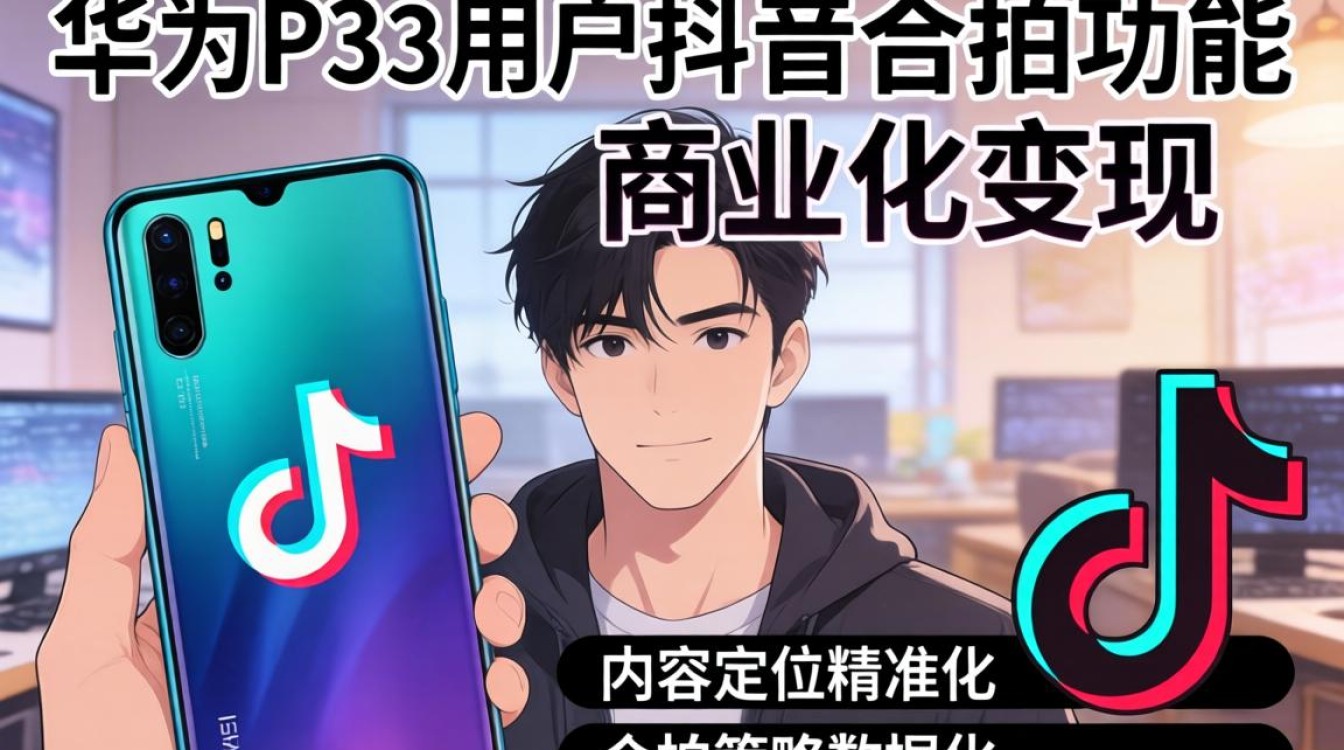 华为p30抖音合拍技巧商业化变现方法