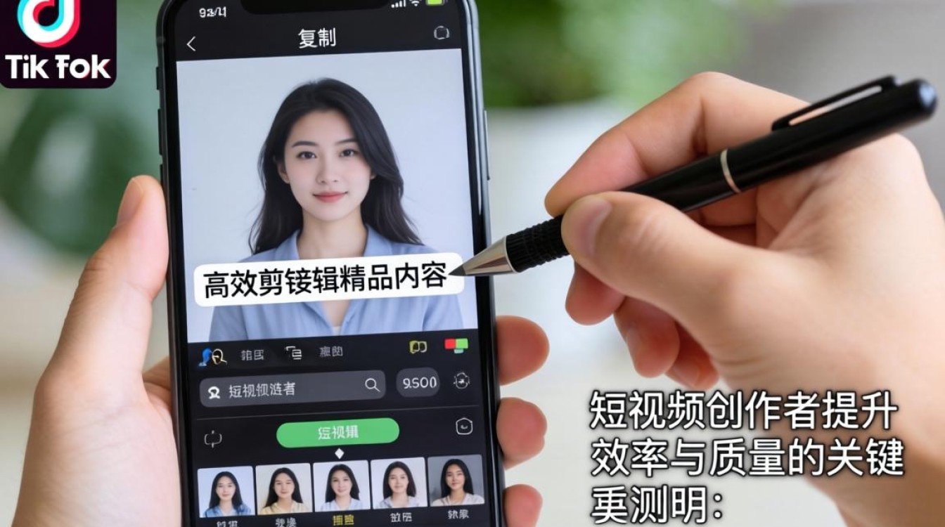 TikTok视频剪辑复制链接方法