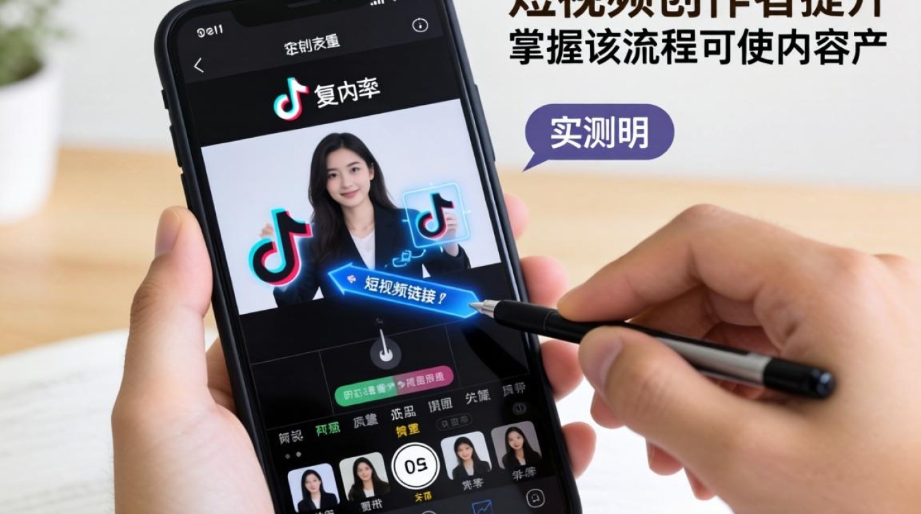 TikTok视频剪辑复制链接方法