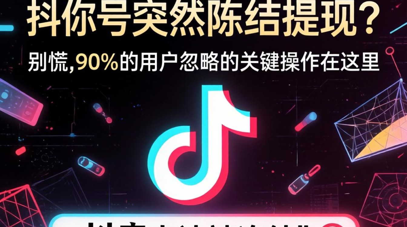 抖音冻结提现怎么解冻?提升内容曝光机制揭秘 抖音冻结提现怎么解冻