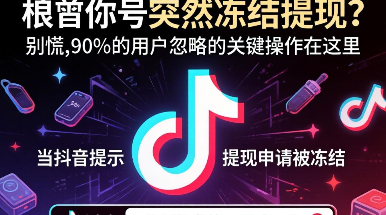 抖音冻结提现怎么解冻?提升内容曝光机制揭秘 抖音冻结提现怎么解冻