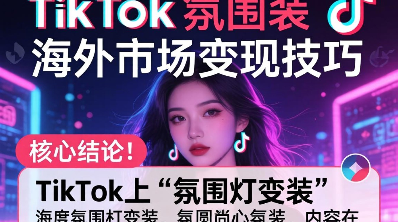 海外TikTok氛围灯变装变现技巧