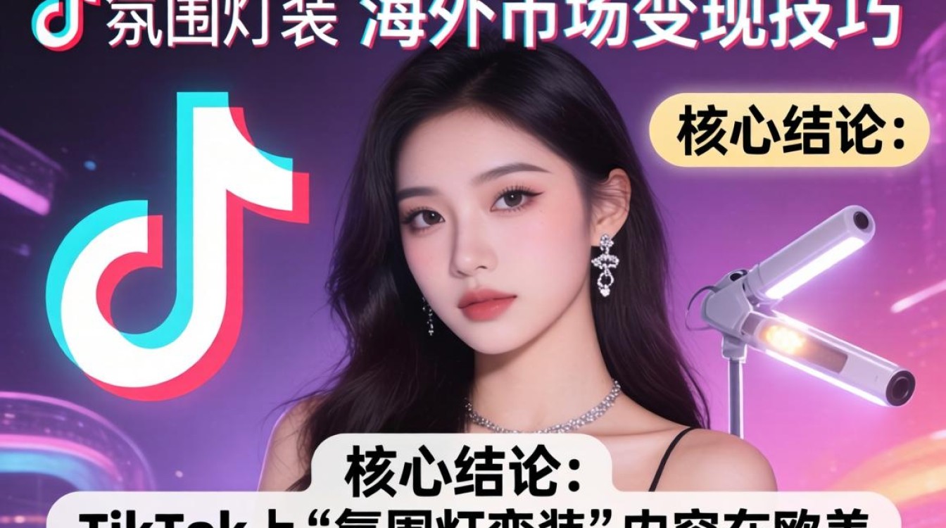 海外TikTok氛围灯变装变现技巧