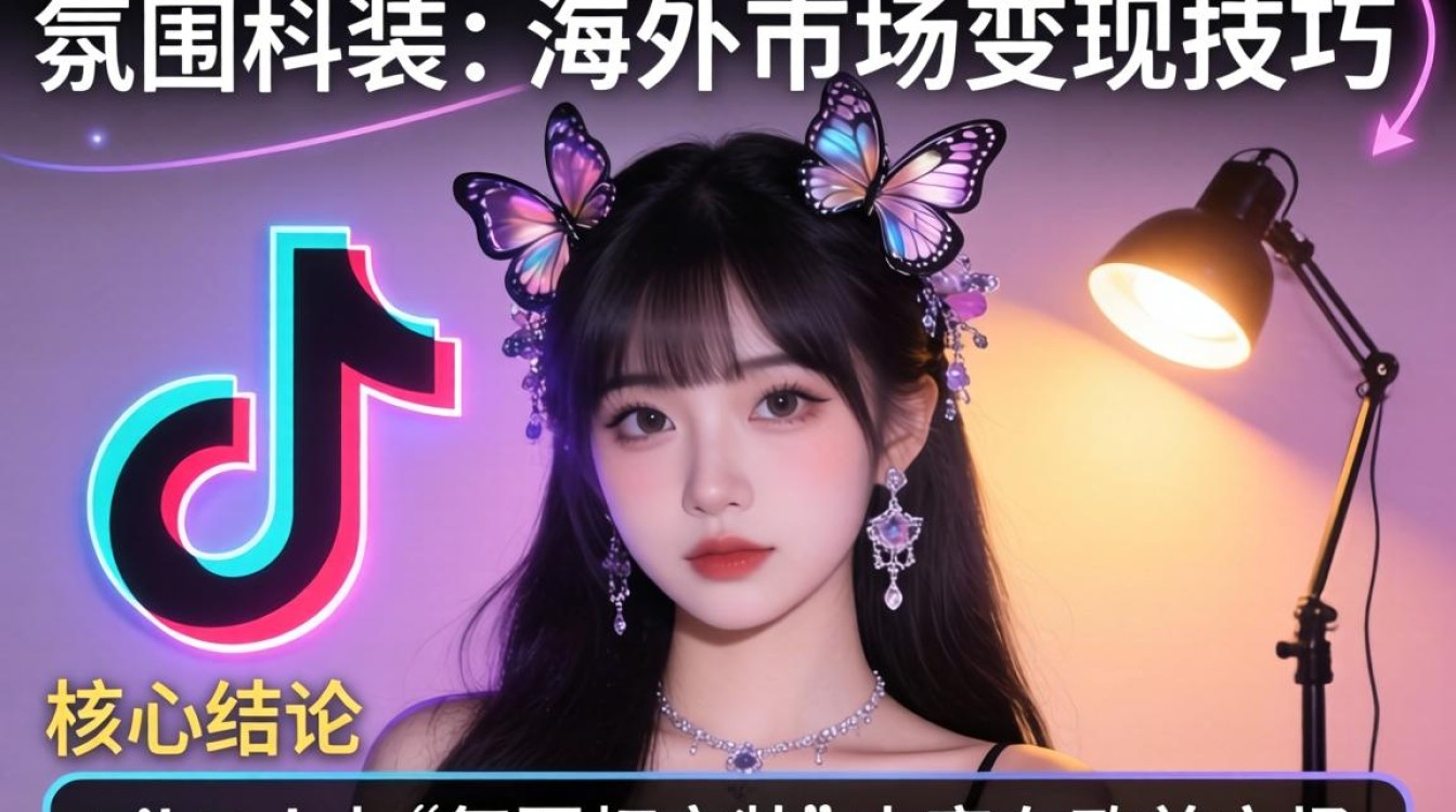 海外TikTok氛围灯变装变现技巧