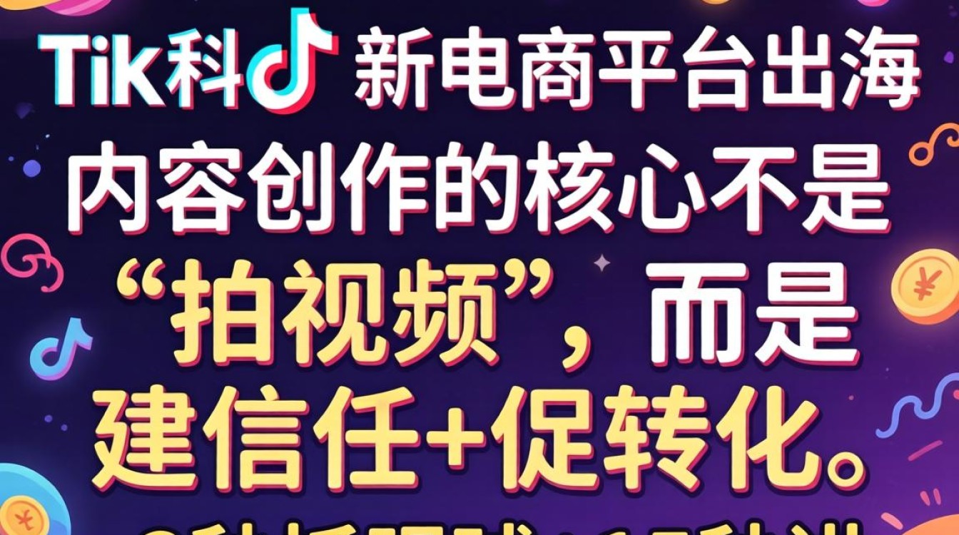 TikTok出海内容创作技巧与平台运营策略