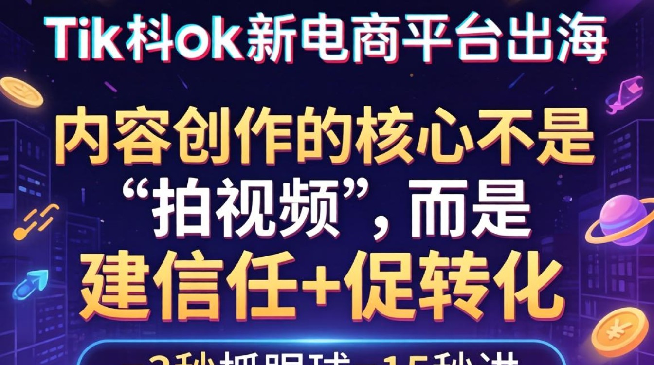 TikTok出海内容创作技巧与平台运营策略