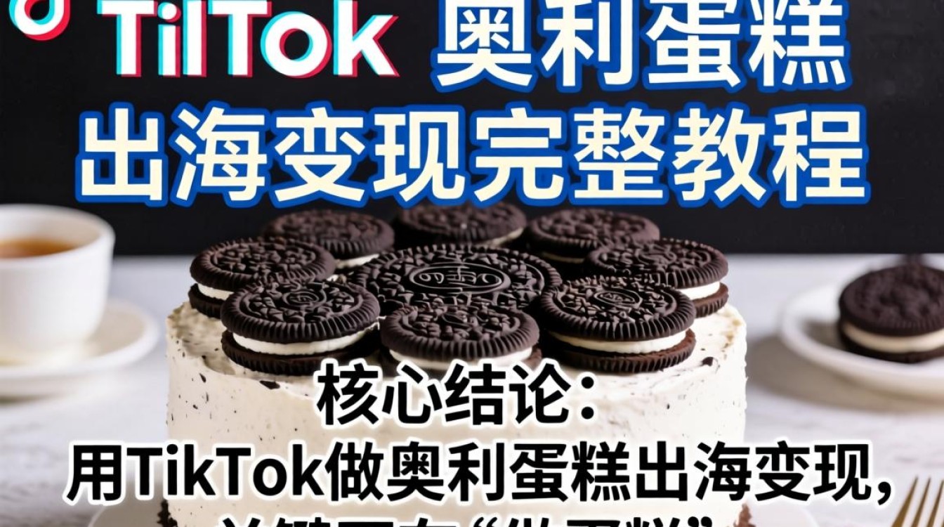 TikTok如何用奥利奥蛋糕出海变现