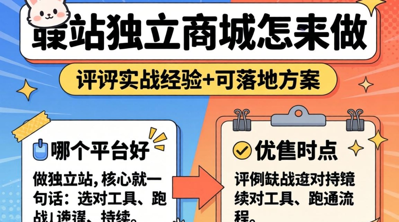 独立站独立商城怎么做