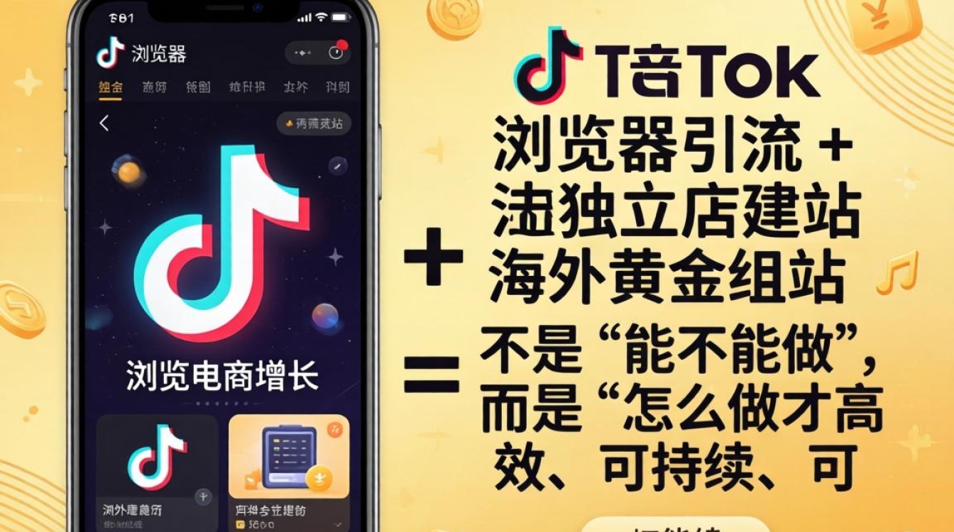 TikTok如何通过浏览器引流到独立站