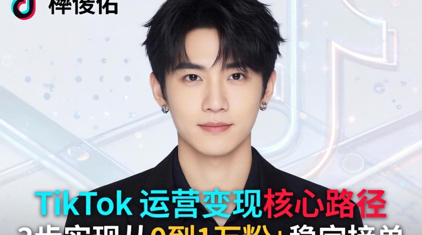 短视频博主道枝骏佑tiktok运营变现全攻略