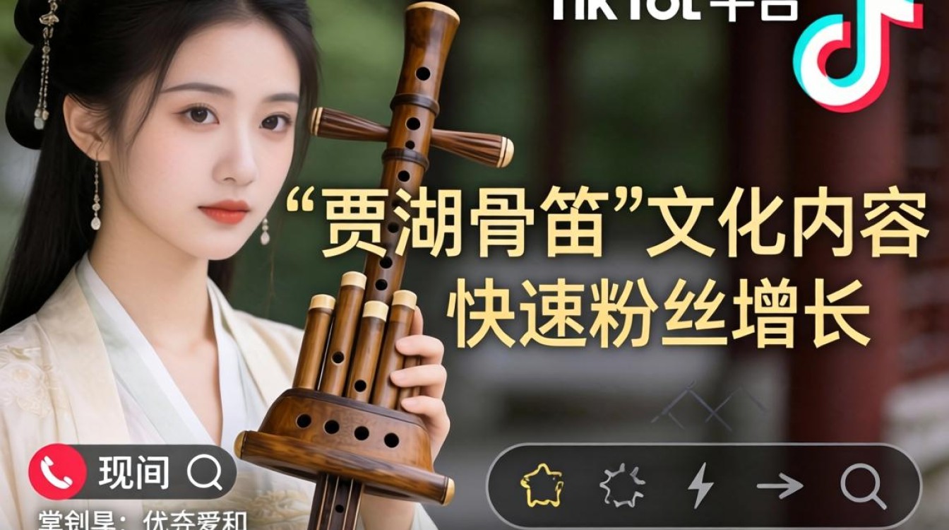 TikTok如何用贾湖骨笛快速涨粉?贾湖骨笛TikTok运营秘籍 TikTok如何用贾湖骨笛快速涨粉