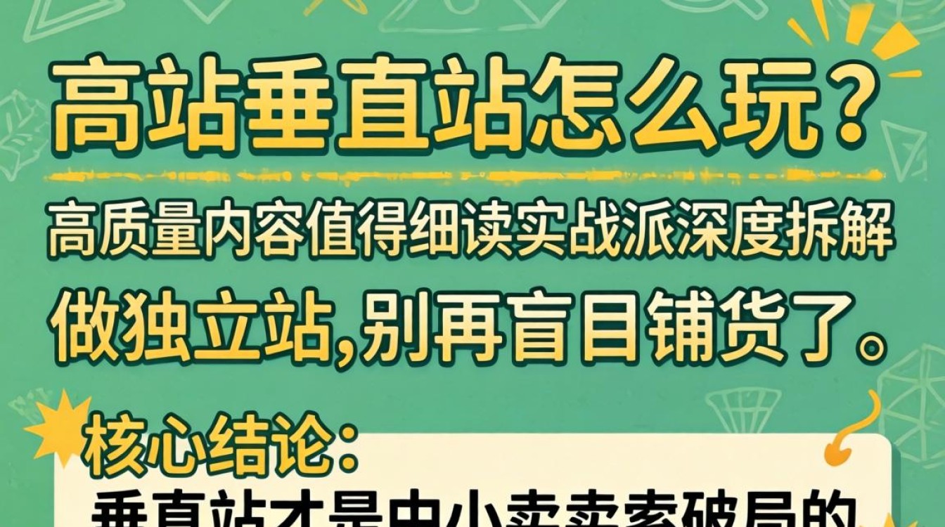 独立站垂直站运营全流程与高流量策略