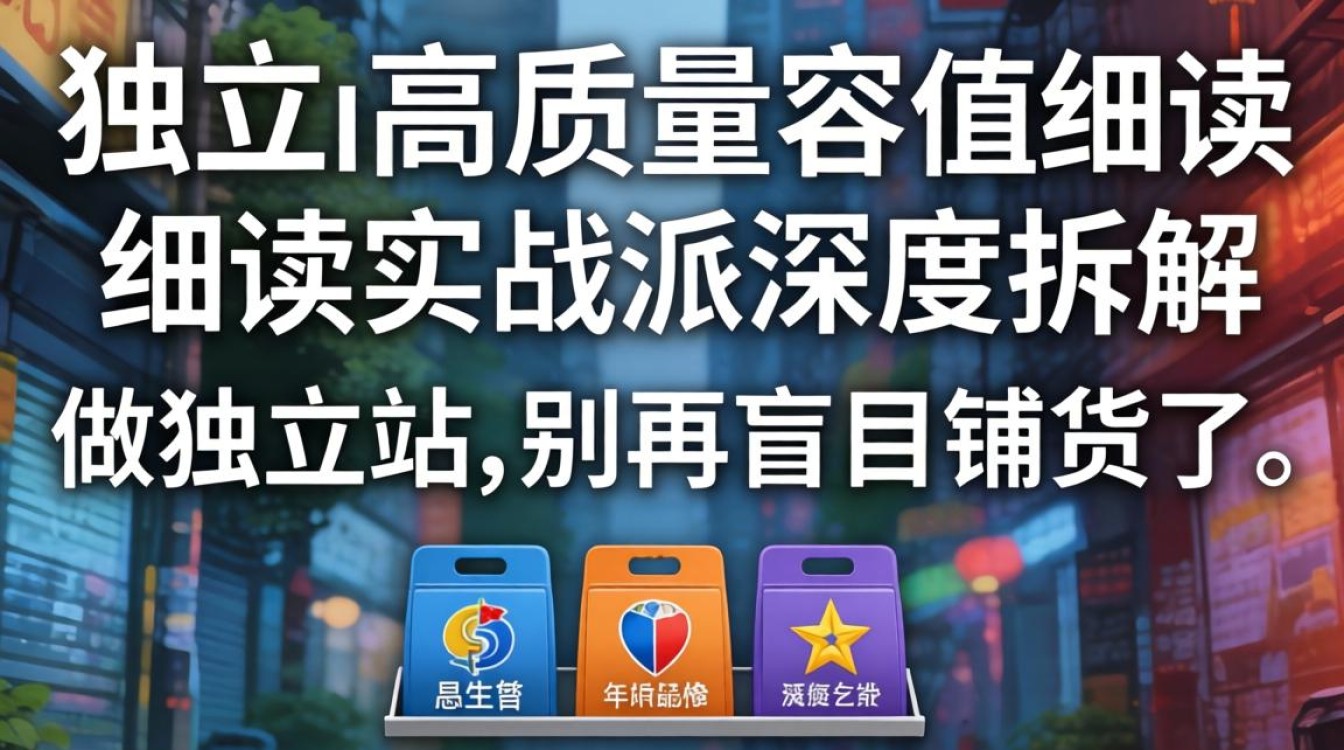 独立站垂直站运营全流程与高流量策略