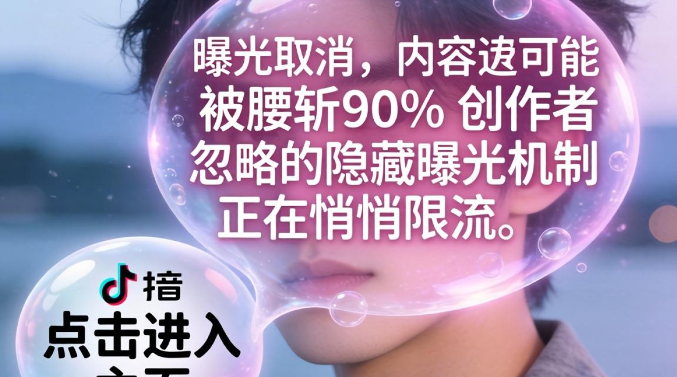 抖音取消左下角气泡提升内容曝光的正确方法