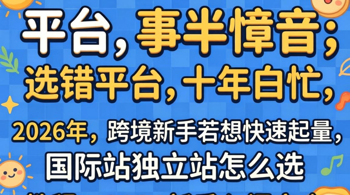 国际站独立站怎么选?2026新手入门完全指南 2026新手入门完全指南