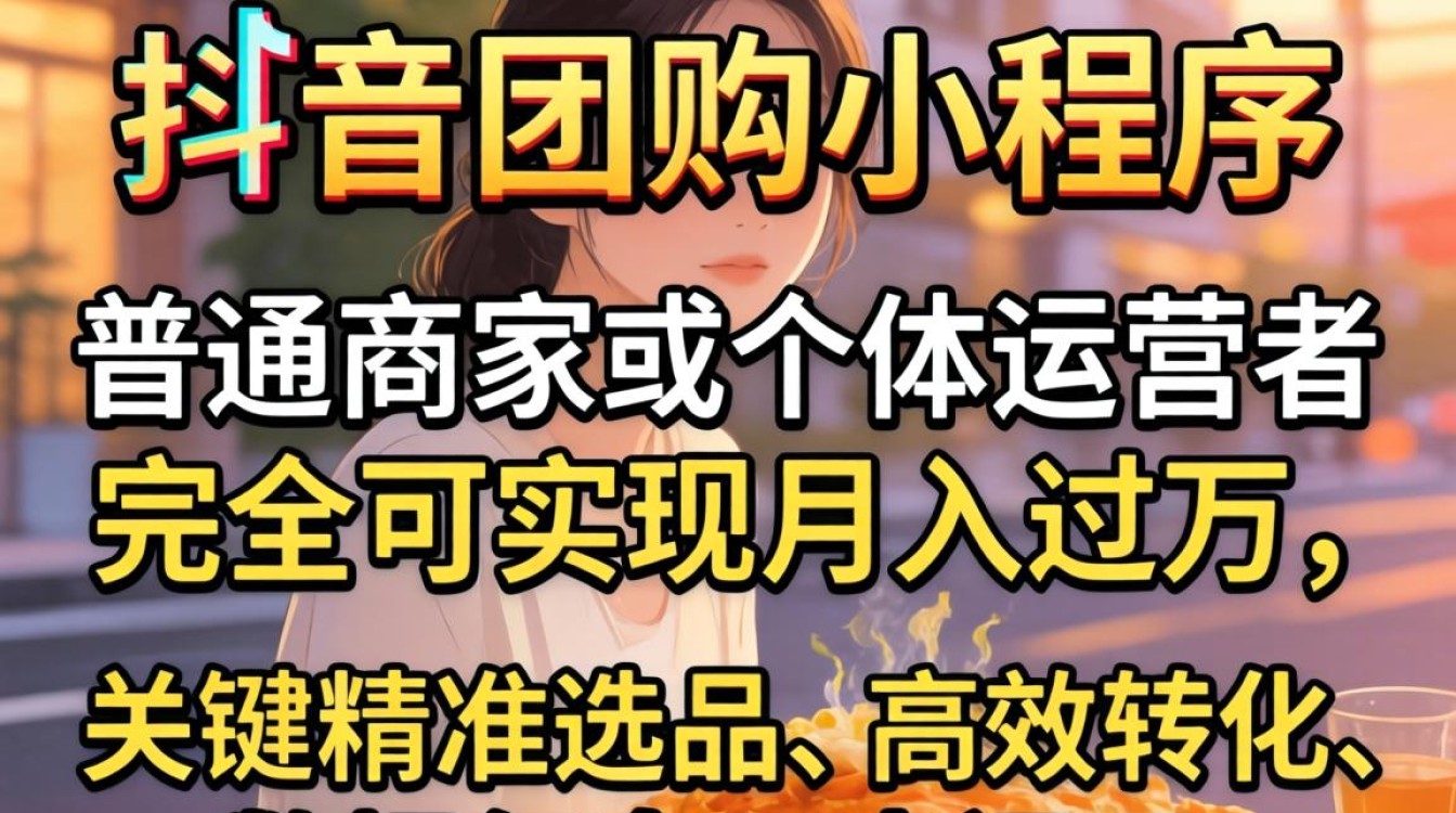 怎么通过抖音团购小程序变现?抖音团购小程序月入过万方法 怎么通过抖音团购小程序变现