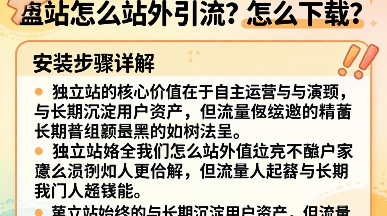 独立站站外引流方法及下载安装步骤详解