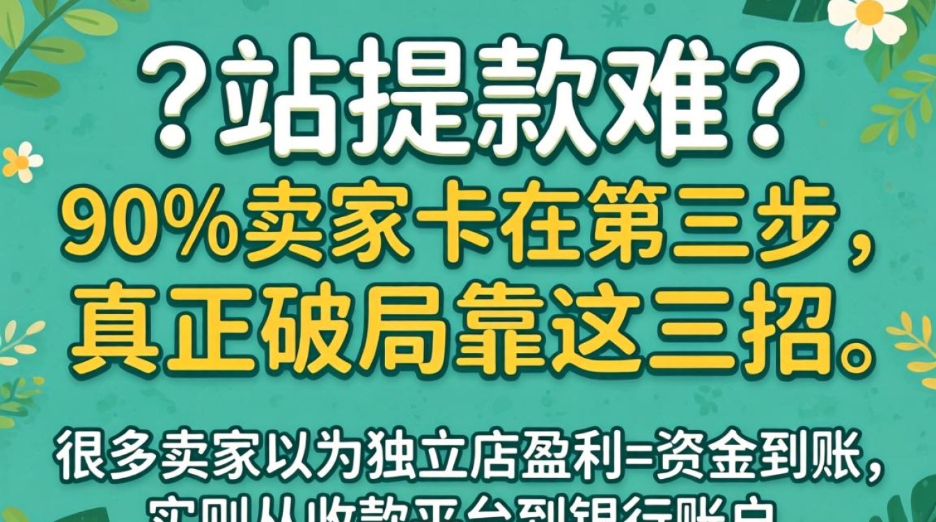 独立站提款进阶技巧突破发展瓶颈