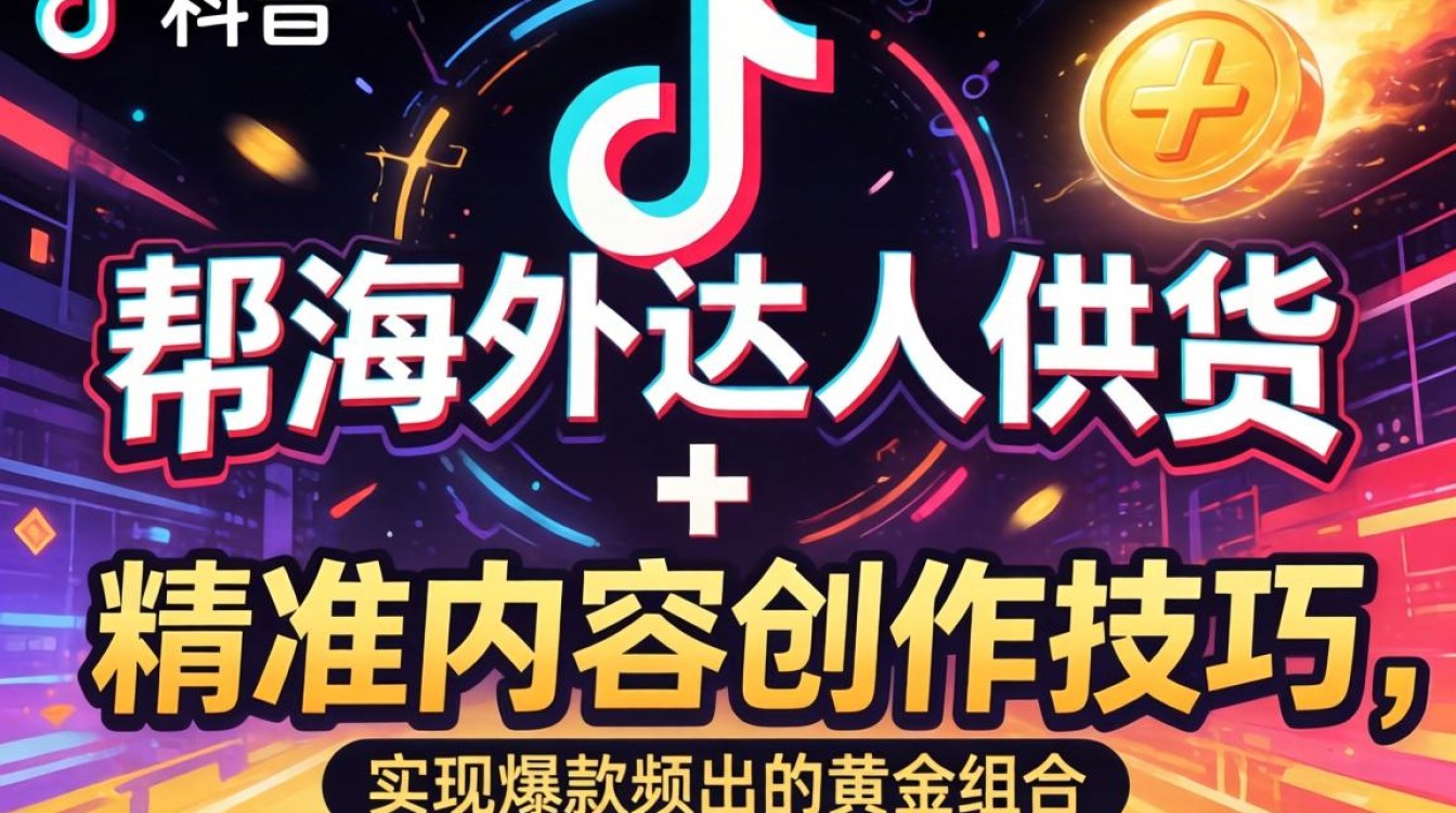 TikTok海外达人供货与爆款内容创作技巧