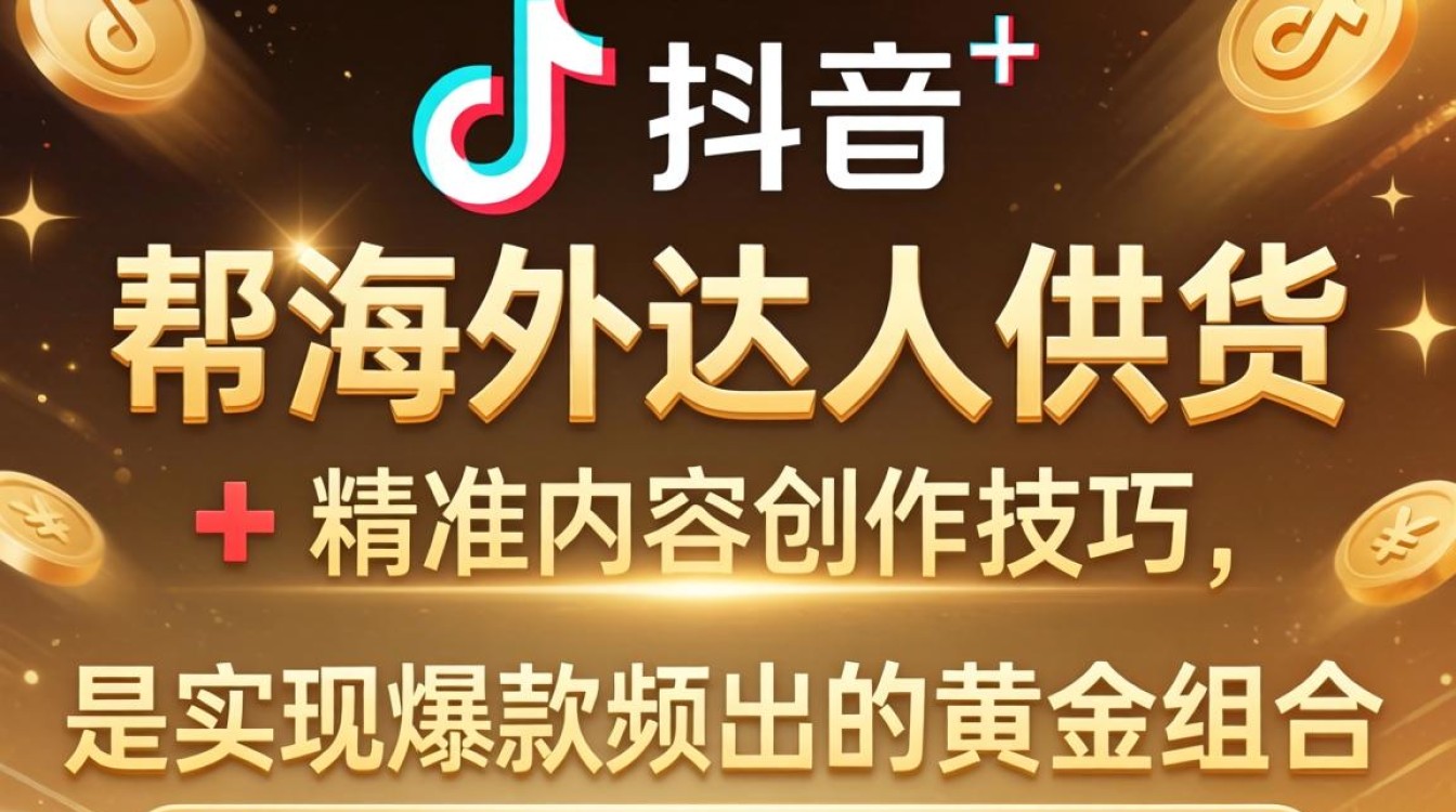 TikTok海外达人供货与爆款内容创作技巧