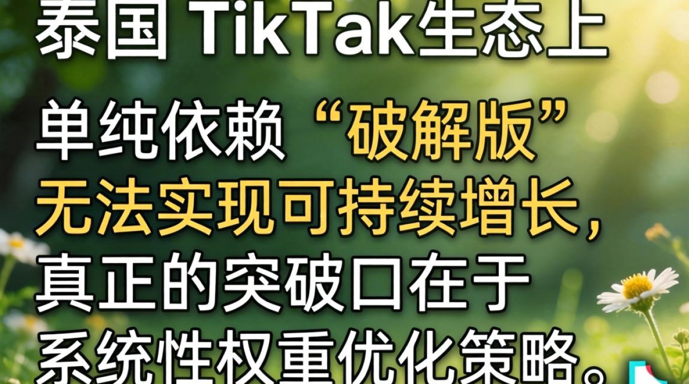 泰国TikTok怎么突破流量池