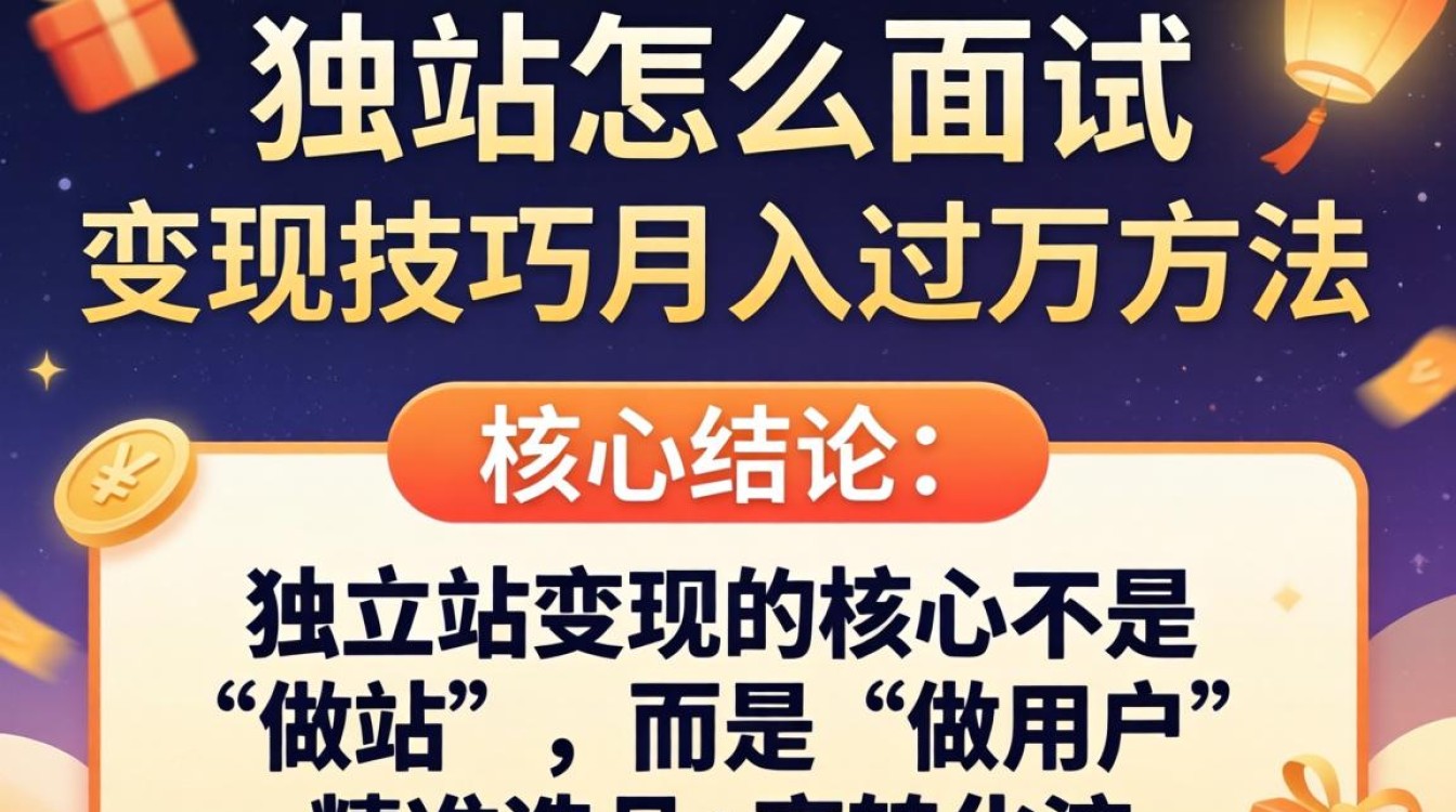 独立站怎么面试?独立站变现技巧月入过万方法 独立站变现技巧月入过万方法