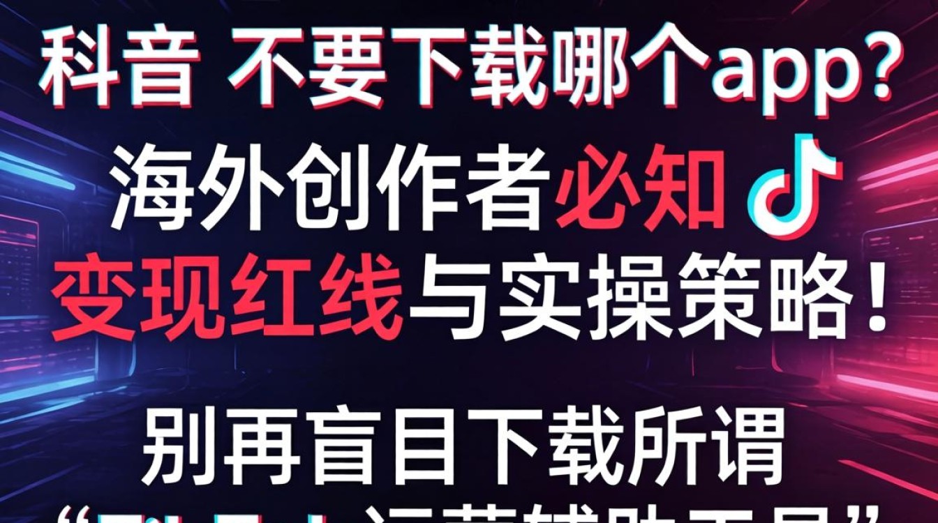 TikTok不要下载哪个app?海外市场变现技巧有哪些? TikTok不要下载哪个app