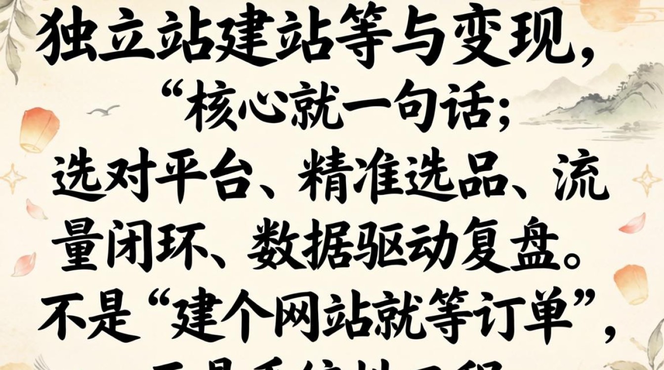 独立站建站变现攻略完整版分享