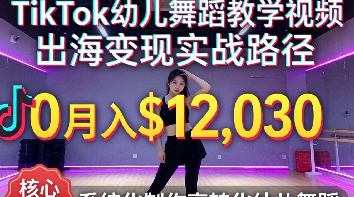 TikTok幼儿舞蹈教学视频怎么出海变现?TikTok幼儿舞蹈视频海外引流变现全流程 TikTok幼儿舞蹈视频海外引流变现全流程
