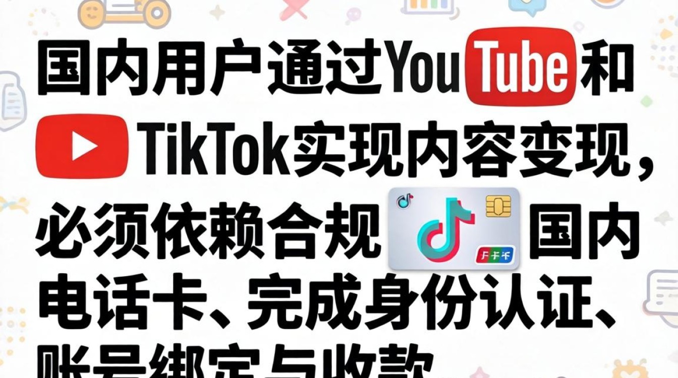 国内如何用YouTube电话卡TikTok变现