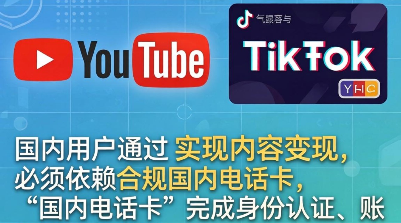 国内如何用YouTube电话卡TikTok变现