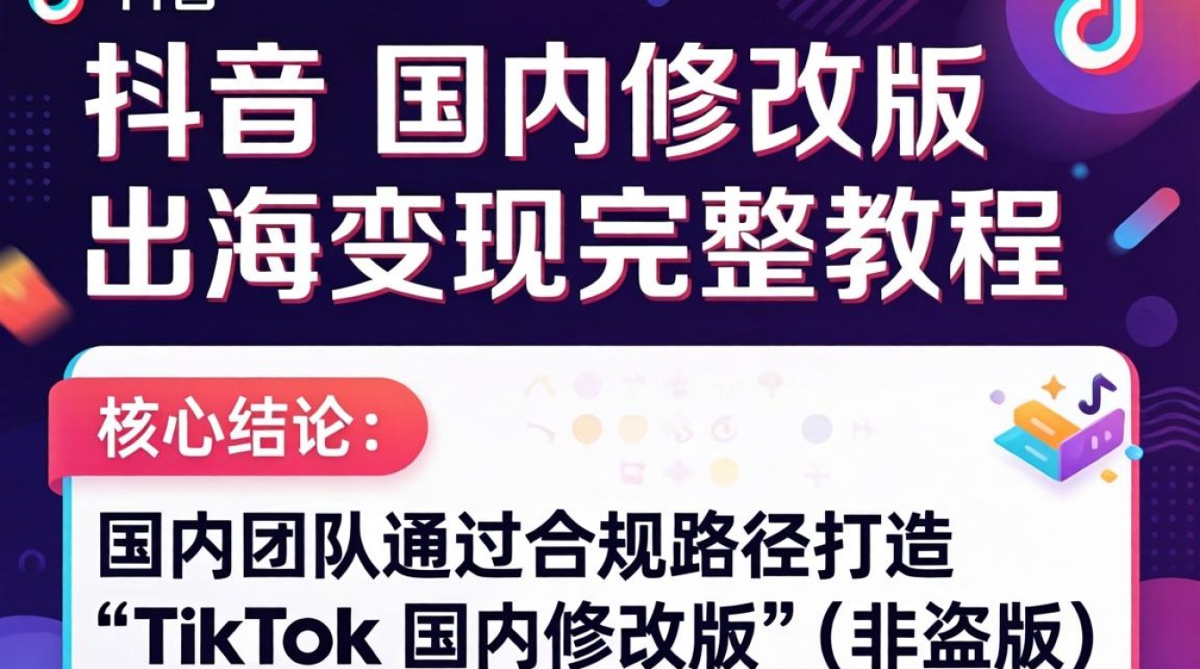 TikTok国内修改版出海变现完整教程