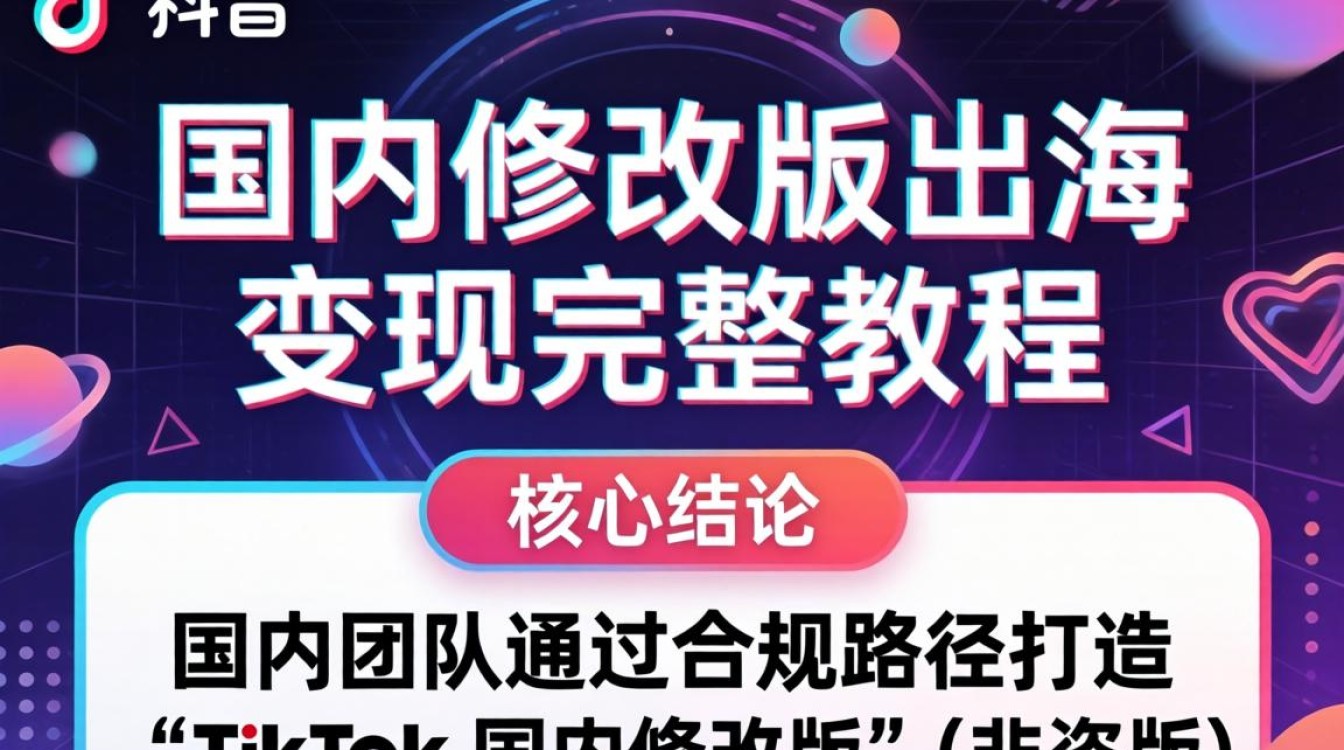 TikTok国内修改版出海变现完整教程