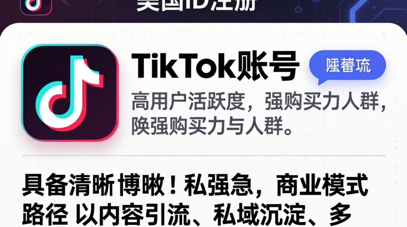 TikTok美国账号商业模式与变现方向