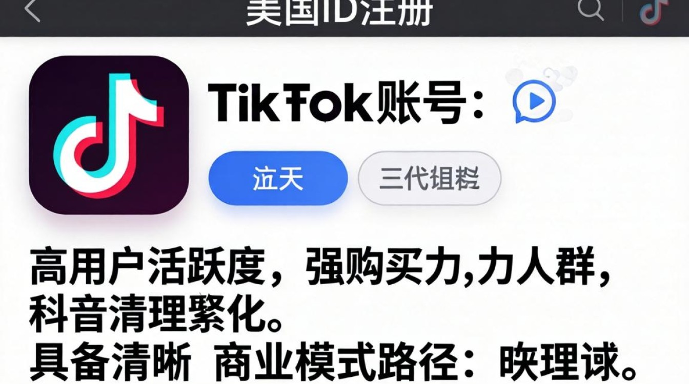 TikTok美国账号商业模式与变现方向