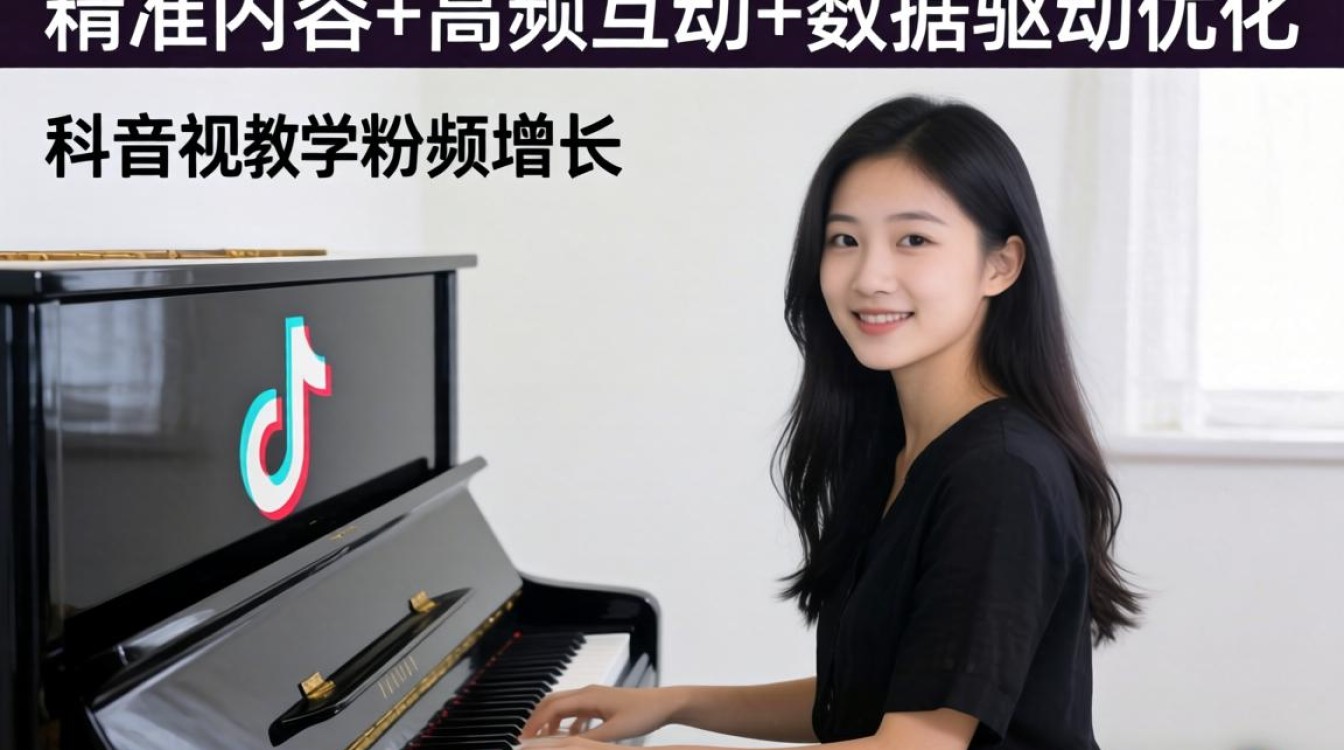 TikTok钢琴教学如何快速涨粉