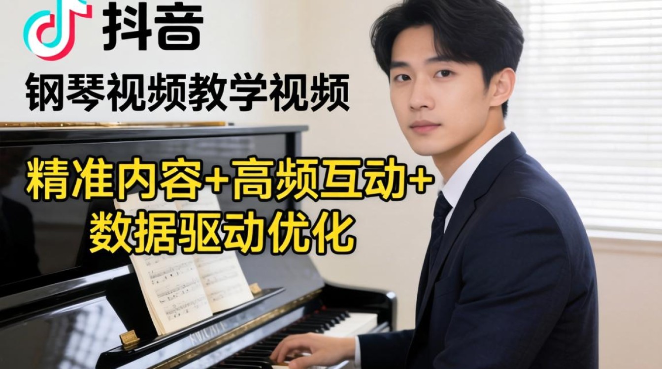 TikTok钢琴教学如何快速涨粉