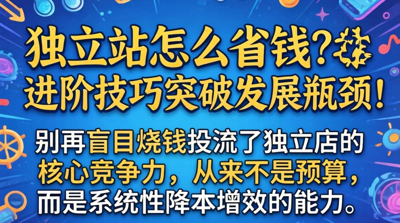 独立站降本增效进阶技巧突破发展瓶颈