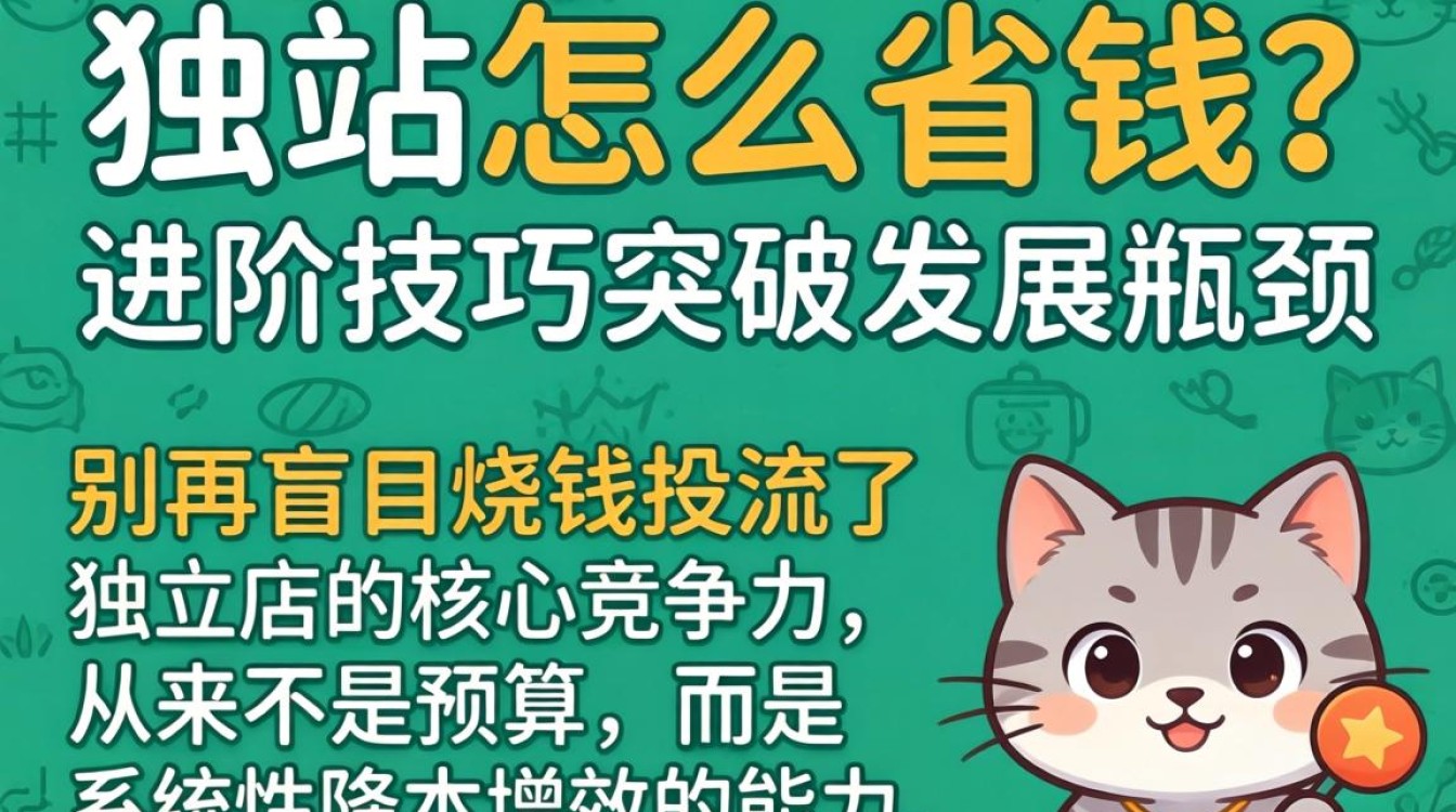 独立站降本增效进阶技巧突破发展瓶颈