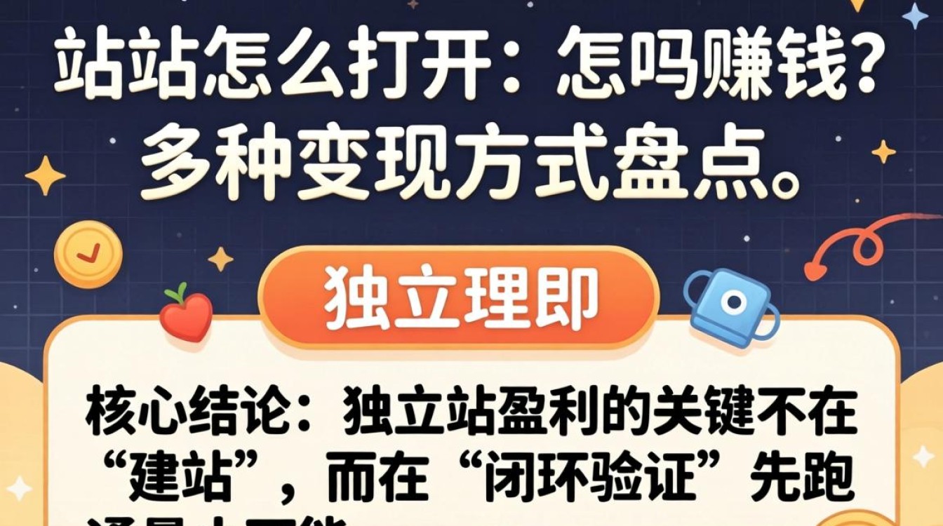 独立站怎么打开怎么赚钱