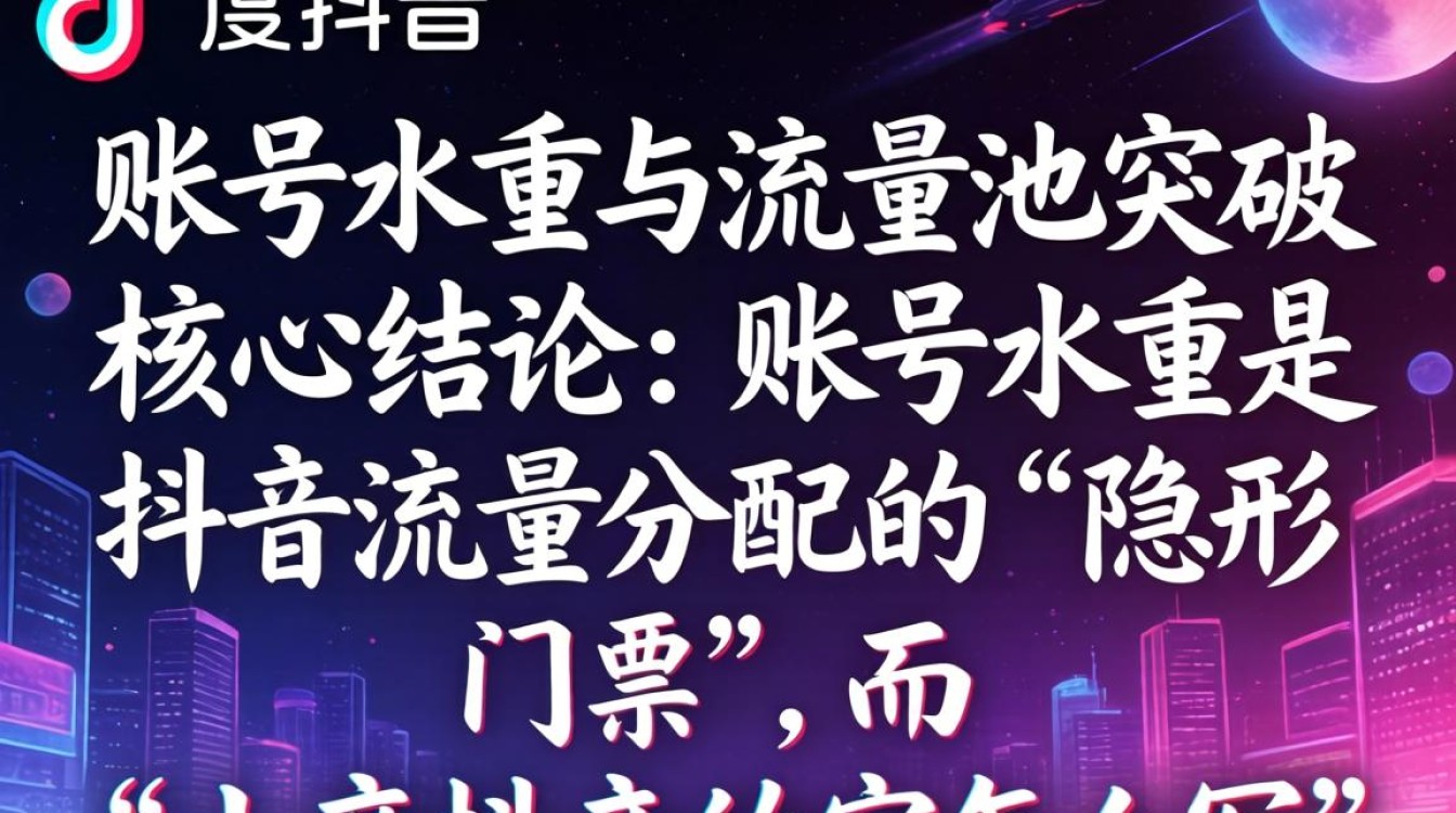 抖音账号权重提升与流量池突破方法