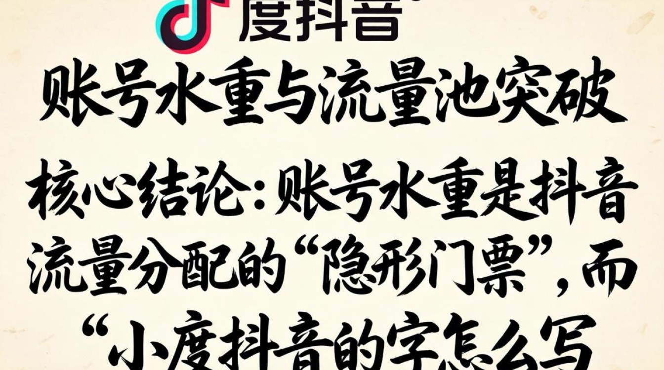 抖音账号权重提升与流量池突破方法