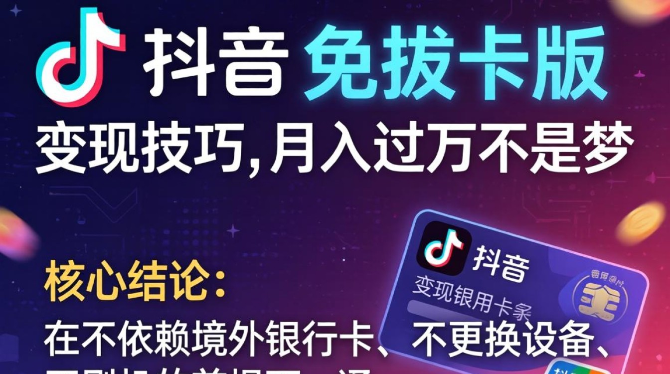 TikTok免拔卡版月入过万实操技巧
