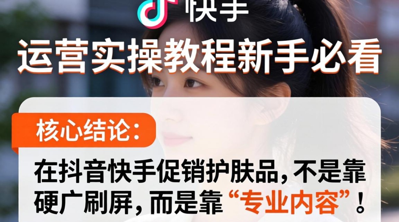 新手如何从0到1运营护肤品短视频带货