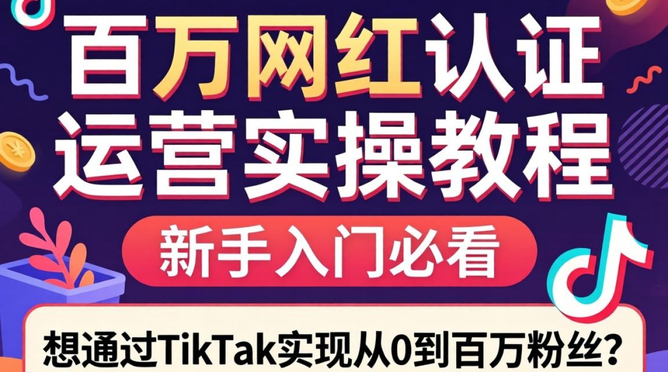 TikTok怎么获得百万网红认证?TikTok百万网红认证流程+新手运营实操教程 TikTok怎么获得百万网红认证