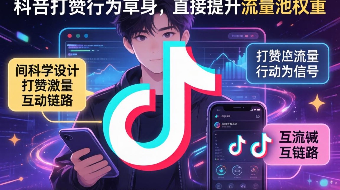 抖音打赏别人突破流量池权重优化技巧