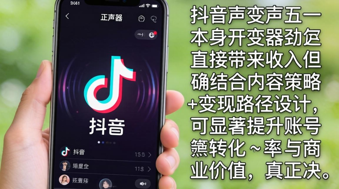 抖音变声器怎么用才能持续变现