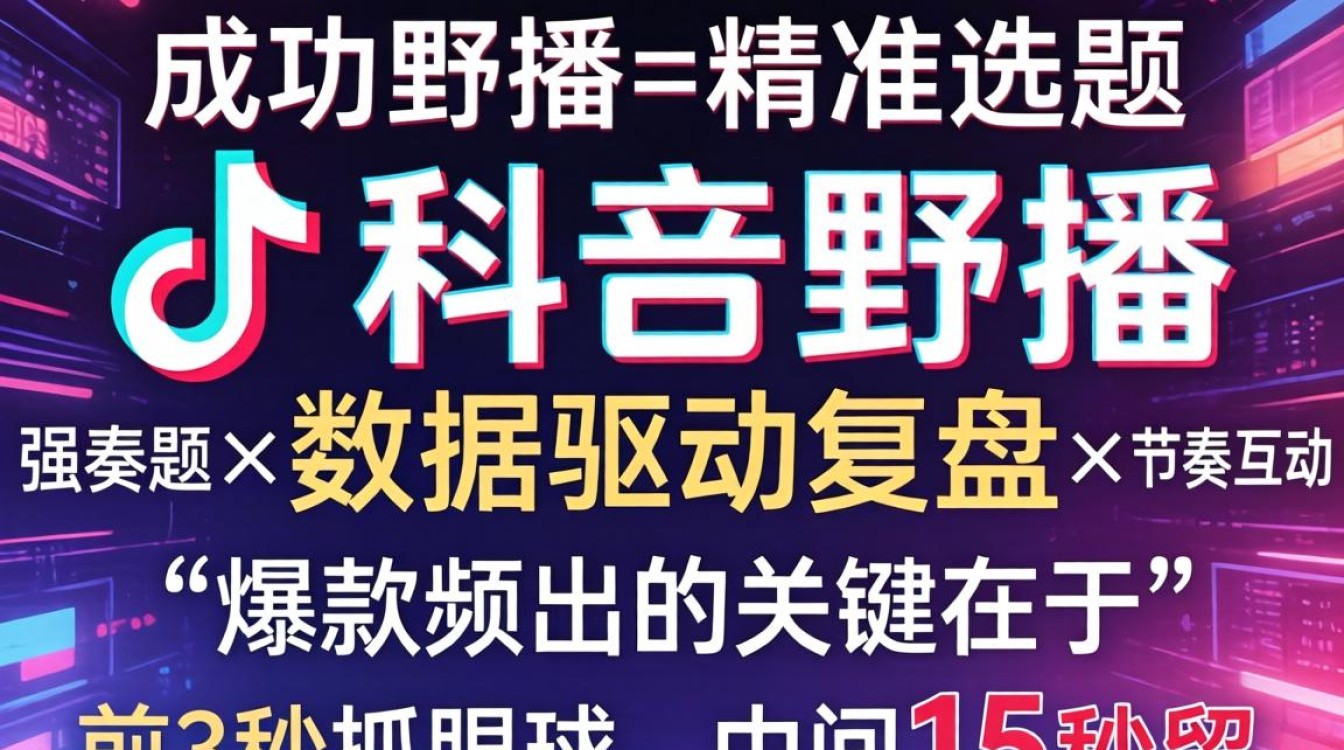 TikTok野播怎么播?内容创作技巧+爆款频出方法 TikTok野播怎么播